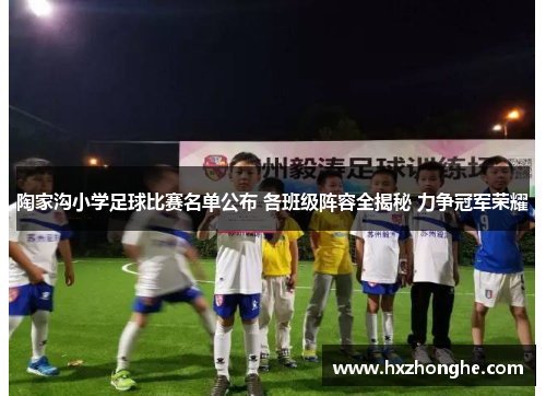 陶家沟小学足球比赛名单公布 各班级阵容全揭秘 力争冠军荣耀